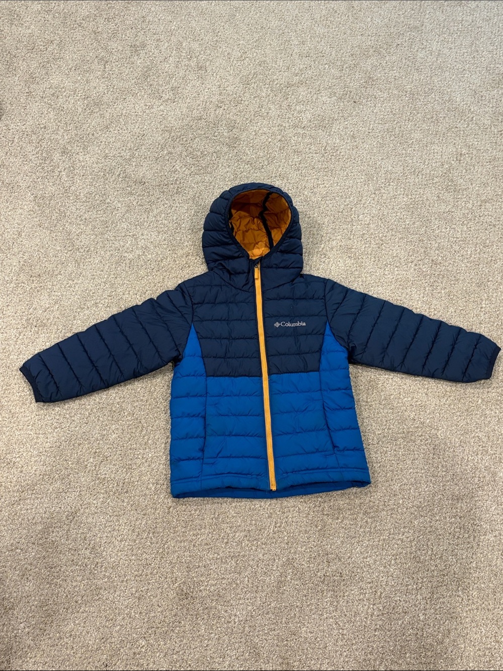 Columbia Boys' Two-Tone Blue Puffer Jacket